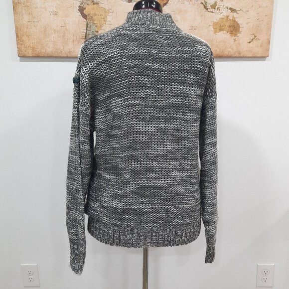 Vtg 70s thick knit mock neck sweater - Sears Roebuck brand - Picture 4 of 11